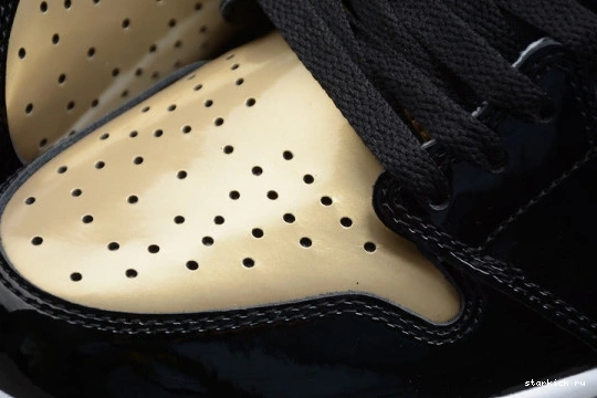 Patent High 007 Retro Jordan 1 861428-007 861428 Gold Toe  NRG 1208